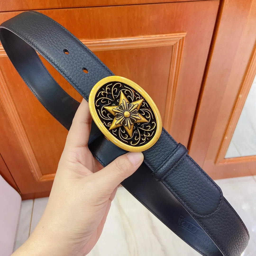 💰480💰Full package💰 💍Purchase level 𝐂𝐡𝐫𝐨𝐦𝐞𝐇𝐞𝐚𝐫𝐭𝐬 Crow Heart Detachable model. High-quality six-pointed star hardware with first-layer lychee leather belt, very cool. Width 3.8cm